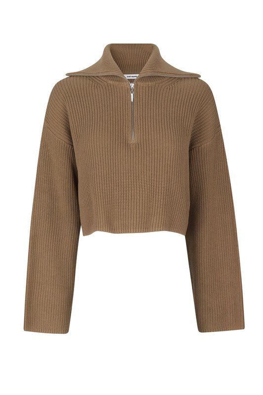 Want Half Zip Knit